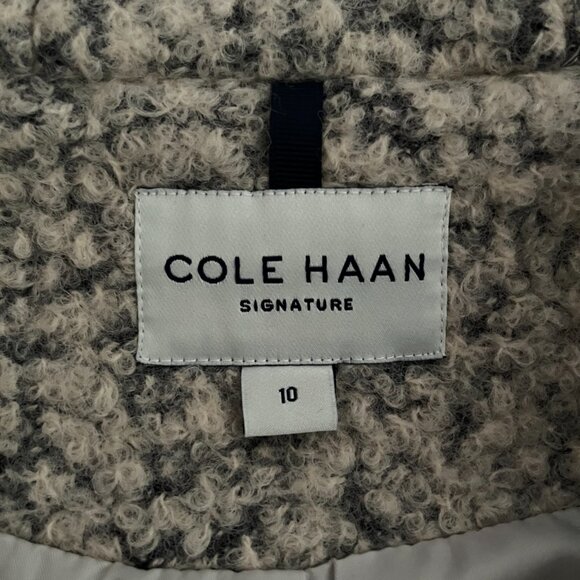 Cole Haan Coat Wool Winter Dress Peacoat Size 10 - Picture 5 of 8